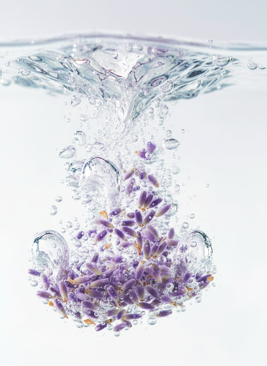 Firefly_Replace_the_green_leaves_with_lavender_buds_falling_in_water._creating_water_bubbles._968787.png